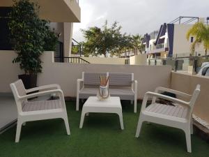Balkon lub taras w obiekcie Torre de la horadada Alicante