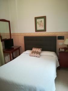 Postel nebo postele na pokoji v ubytování Nuevo Hotel