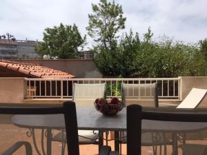 Balkón alebo terasa v ubytovaní Fantastico bajo con Jardin en Playa de Canet