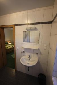 Baðherbergi á Pension Maier