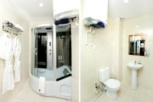 Koupelna v ubytování Khujand Deluxe Hotel