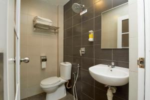 Koupelna v ubytování Kepong Hotel