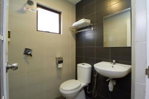 Koupelna v ubytování Kepong Hotel