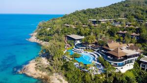 an aerial view of the resort and the ocean at Pullman Phuket Arcadia Naithon Beach in Nai Thon Beach