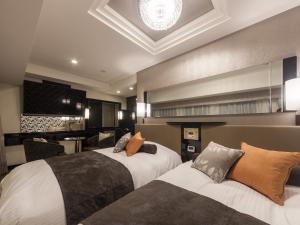 Cama o camas de una habitación en APA Hotel Asakusa Ekimae