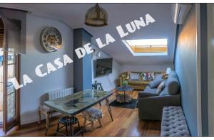 Posezení v ubytování La Casa de la Luna