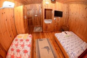 Olympos Camlık Pension 객실 침대