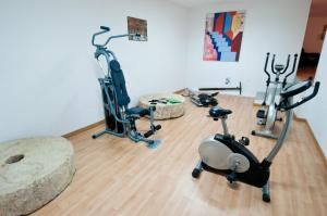 - une salle de sport avec 3 vélos d'exercice dans l'établissement El Granero at Molino la Ratonera, à Zagra