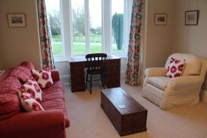 A seating area at High Rigg B&B 