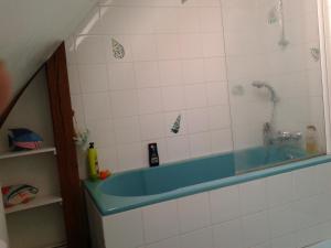 Ванная комната в B&B Ferme de La Rouzannerie pour 2 ou famille