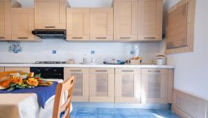 A kitchen or kitchenette at Luxury Apartments - Torre San Giovanni