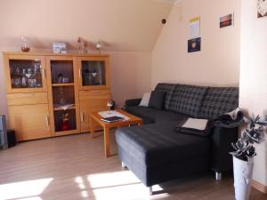Posezení v ubytování Ferienwohnung Luise Blum
