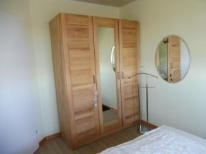 Postel nebo postele na pokoji v ubytování Ferienwohnung Luise Blum