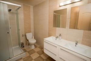 Kúpeľňa v ubytovaní Szitakötő Apartman