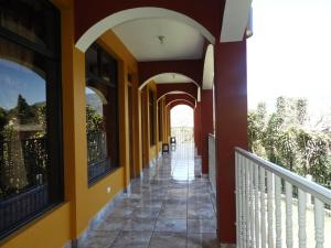 Ein Balkon oder eine Terrasse in der Unterkunft Hotel Adulam