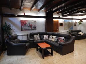 Χώρος καθιστικού στο Hostal Can Josep