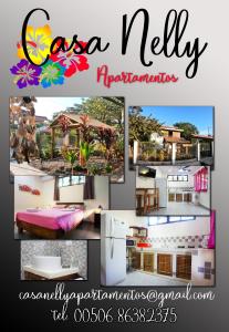 a collage of pictures of a house at Casa Nelly Apartamentos in Sámara
