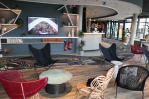 Posezení v ubytování ibis Budget Le Treport Mers Les Bains