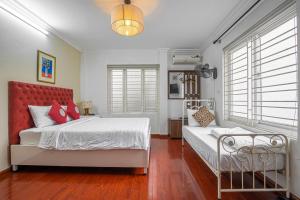 Giường trong phòng chung tại Miah Boutique Homestay