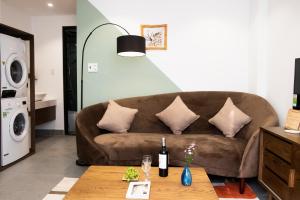 Ruang duduk di Quang Vinh Apartment and Hotel Hoi An