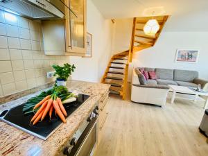 Η κουζίνα ή μικρή κουζίνα στο Gartenhaus Villa Sanssouci