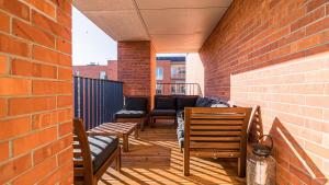 Balkón alebo terasa v ubytovaní 4 Elements - BillBerry Apartments