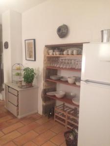 Kuchyň nebo kuchyňský kout v ubytování Provence Haus