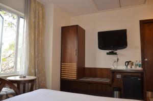 TV a/nebo společenská místnost v ubytování Hotel Silicrest