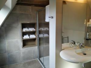 Koupelna v ubytování Hotel Lepelbed