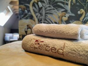 Postel nebo postele na pokoji v ubytování Hotel Lepelbed