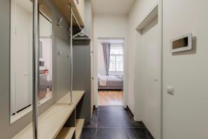 Kuchyň nebo kuchyňský kout v ubytování Maison Residence Prague