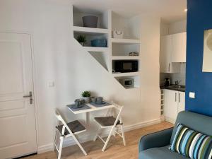 Køkken eller tekøkken på Azur Studios Cannes