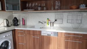 Kuchyňa alebo kuchynka v ubytovaní Apartmány EDDY