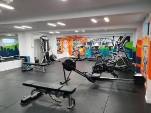 The fitness center and/or fitness facilities at M Social Auckland