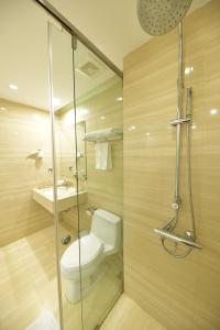 Koupelna v ubytování Hanoi HM Boutique Hotel