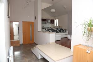 Kuchyň nebo kuchyňský kout v ubytování Apartment Markorcula