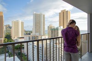 Balkón nebo terasa v ubytování VIVE Hotel Waikiki