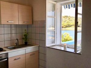 Η κουζίνα ή μικρή κουζίνα στο Apartment Denis