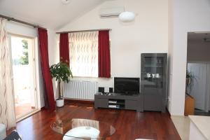 TV a/nebo společenská místnost v ubytování Apartment Markorcula