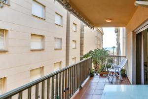Balkón alebo terasa v ubytovaní Calafell Playa