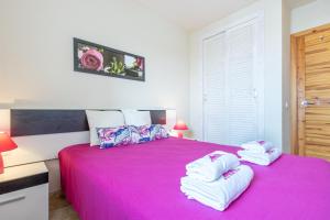 Posteľ alebo postele v izbe v ubytovaní Apart-rent Apartment Port Grec 0162