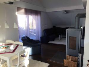 Posezení v ubytování Ferienwohnung Buchbergblick