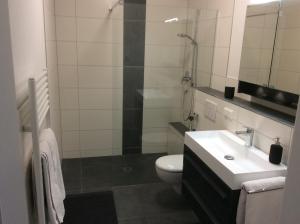 Koupelna v ubytování Ferienwohnung 2, Wildes Wässerchen