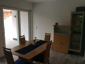 Kuchyň nebo kuchyňský kout v ubytování Ferienwohnung 2, Wildes Wässerchen