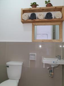 Koupelna v ubytování Borj Place