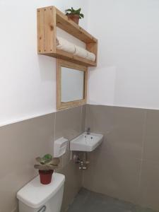 Koupelna v ubytování Borj Place