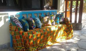 A seating area at The Place by the Sun