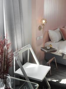 Letto o letti in una camera di Mr.Mantter