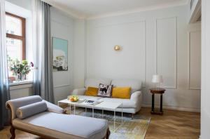 Posezení v ubytování Leopolis Hotel