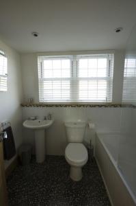 A bathroom at Harviestoun House